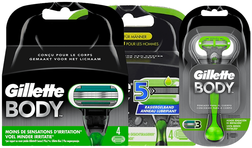Alle Gillette Body aanbiedingen