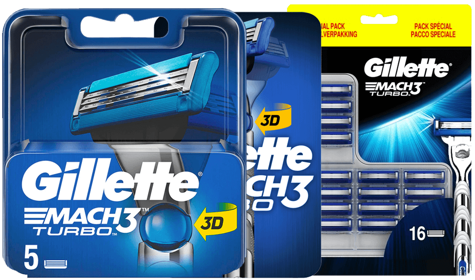 Gillette Mach3 Turbo scheermesjes