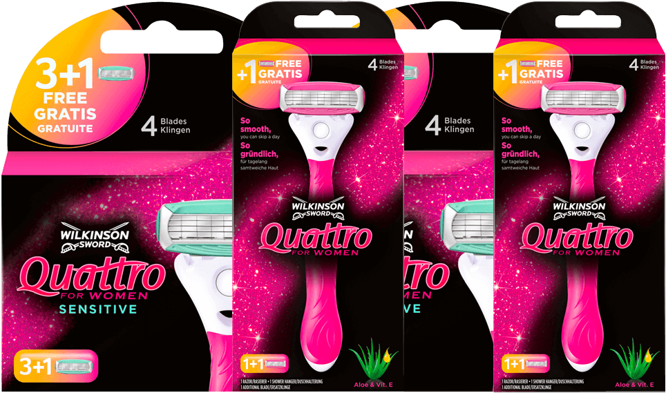 Wilkinson Quattro for Women scheermesjes