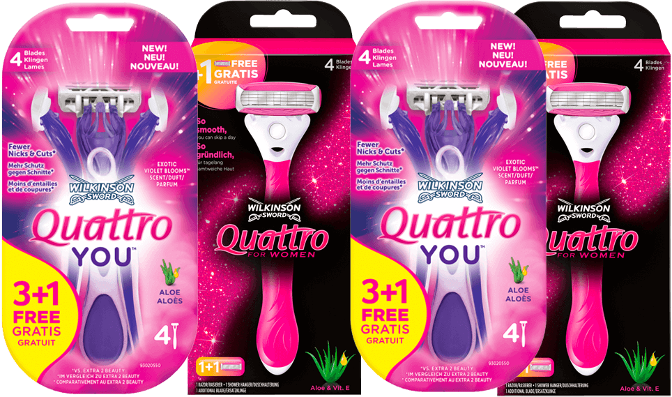Wilkinson Quattro for Women You aanbiedingen